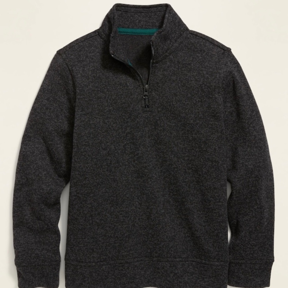 NWT Old Navy 1/4 ZIP Pullover, Size Medium (8)